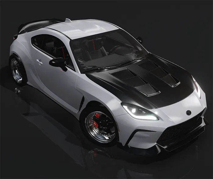 MODS Nation 3D car preview